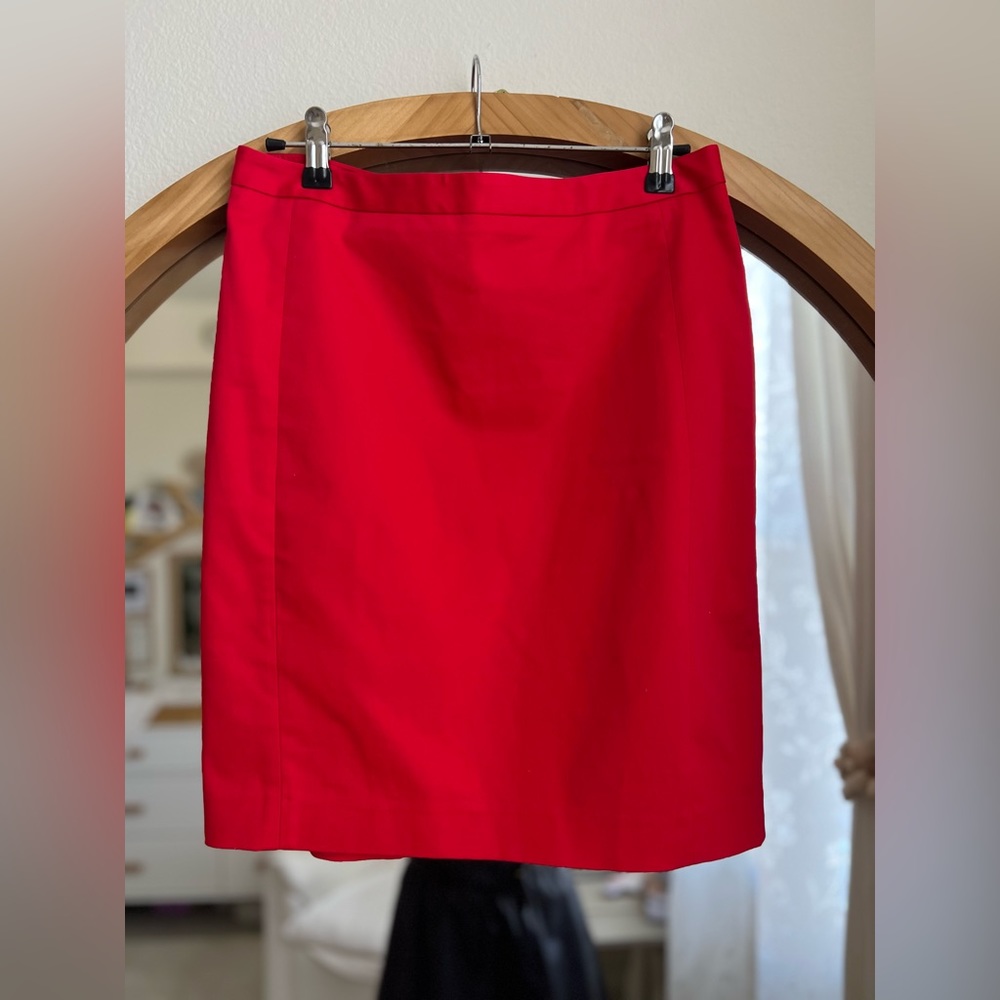 Express Pencil Red Skirt Size 2